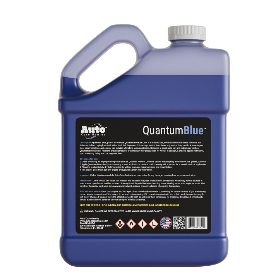 QuantumBlue™ Tire Shine High Gloss