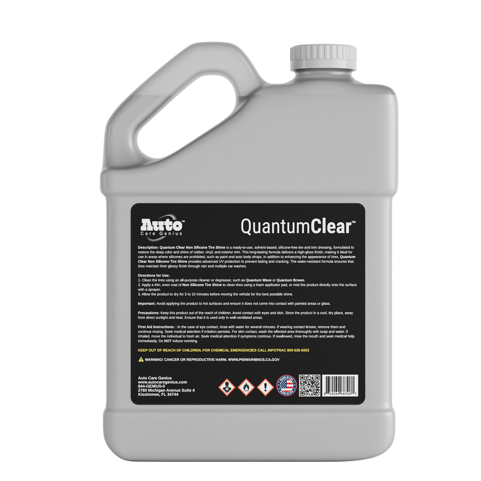 QuantumClear™ Tire Shine NON-SILICONE