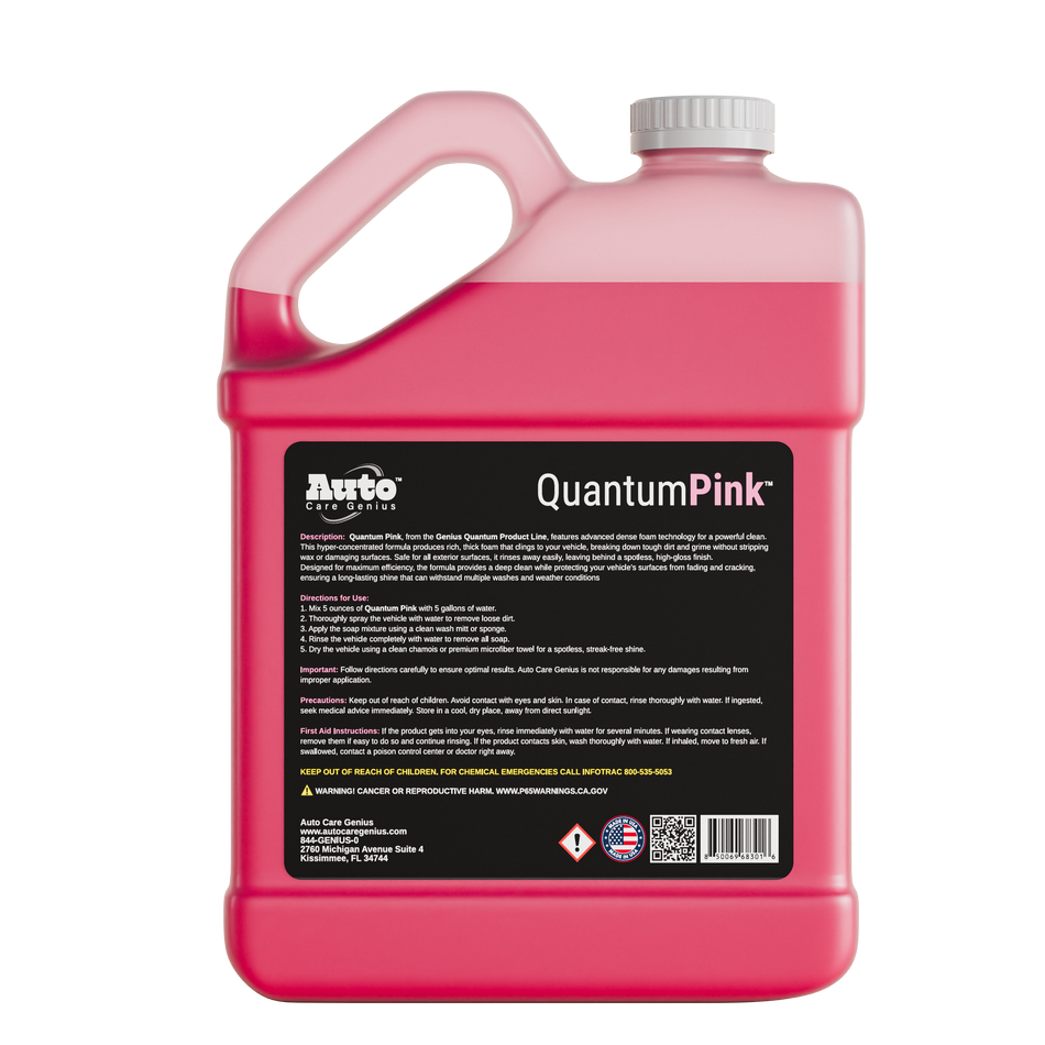 QuantumPink™ – pH Balanced Car Shampoo