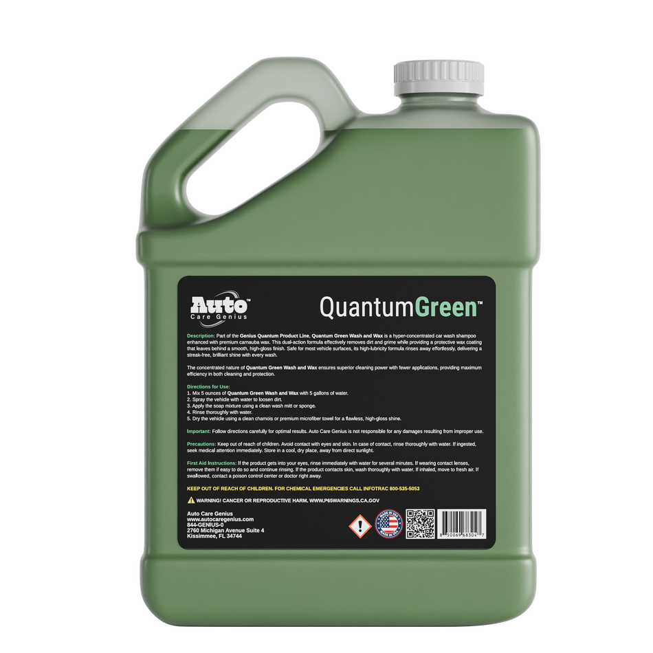 QuantumGreen™ Wash & Wax Concentrated